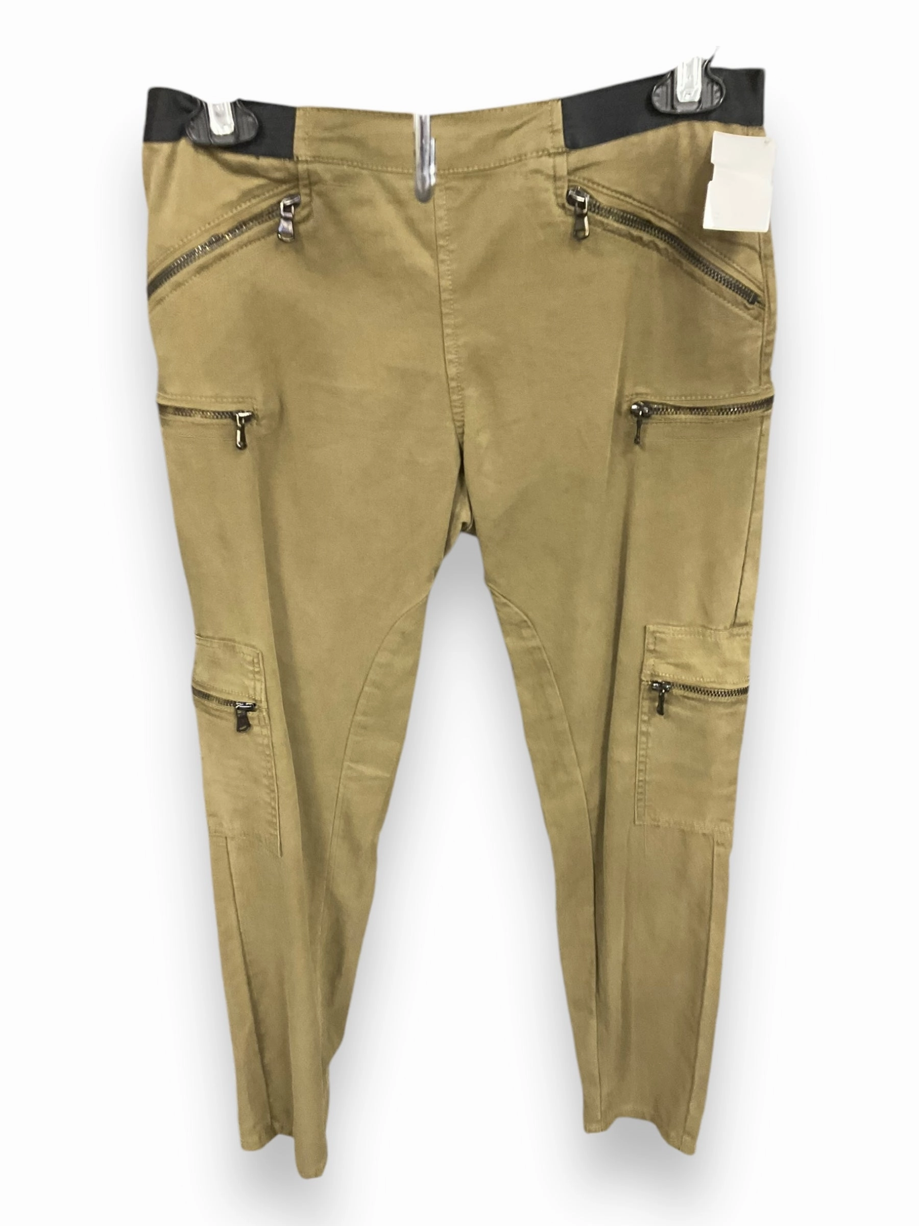 Mesh Ventilation Zones Pants Leggings By Blanknyc In Green, Size: 6