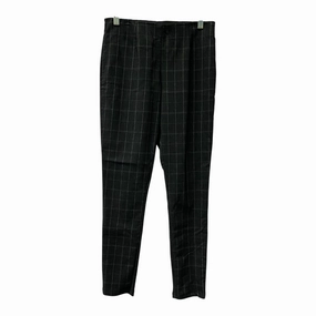 Pants Leggings By Calvin Klein In Black & Grey, Size:4 Chic and Soft Sleek Fabric