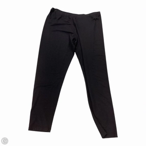 City Walk Rib Knit Running Outfit Pants Leggings By Chicos In Black, Size: 3