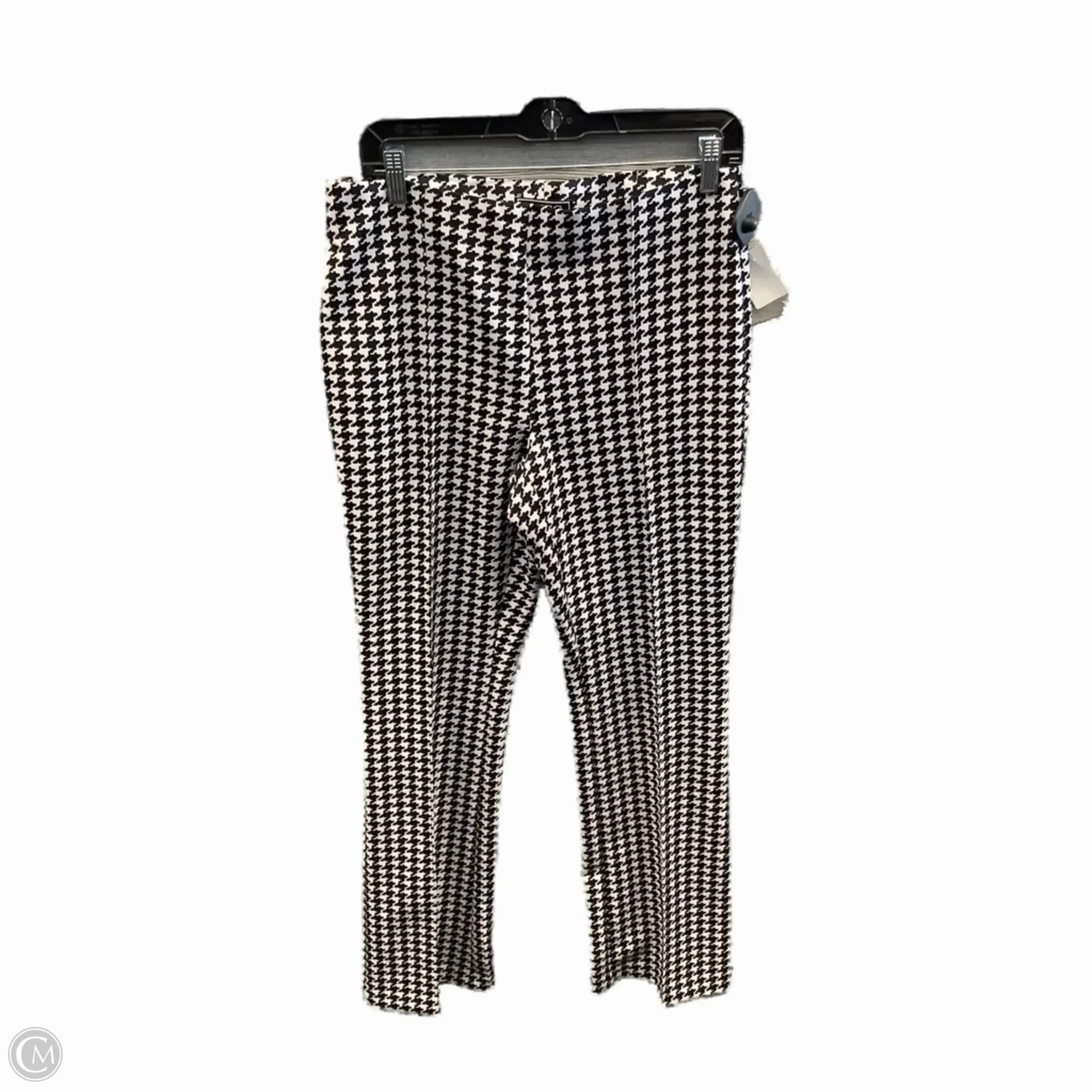 yoga session Pants Leggings By Clothes Mentor In Black & White, Size: 10