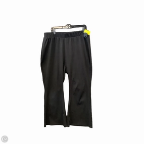 Chic and Soft Fit Mesh Panel Outdoor Running Pants Leggings By Clothes Mentor In Black, Size: 20
