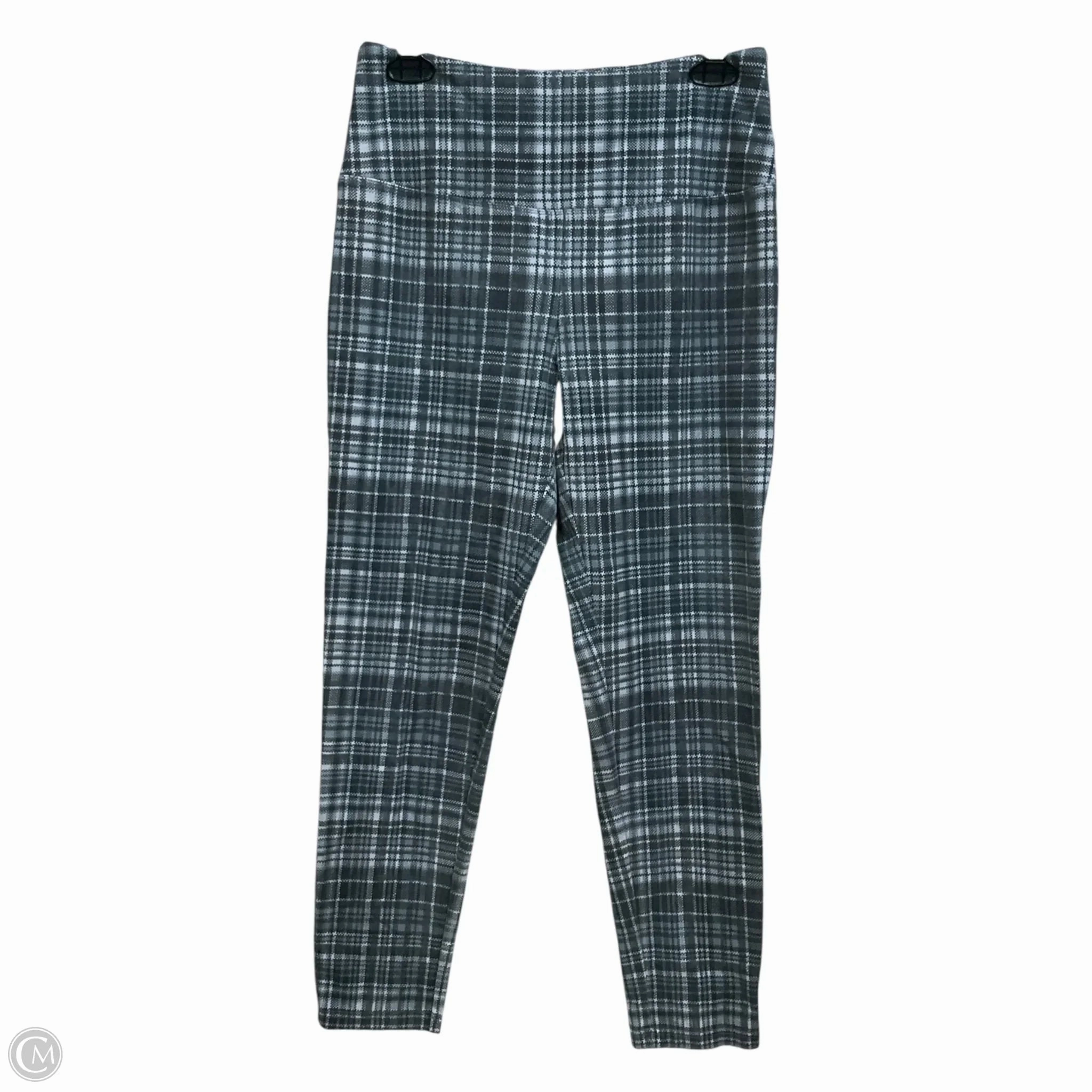 Active Lifestyle Pilates Session Trendy Design Pants Leggings By Clothes Mentor In Plaid Pattern, Size: M