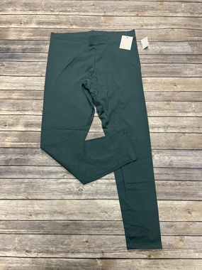 Pants Leggings By Cme In Green, Size: Xl High Function