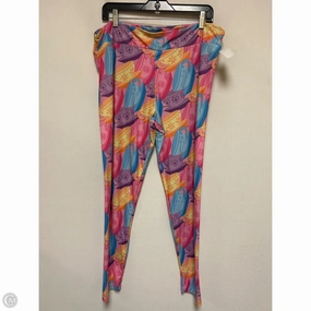 Soft Touch Summer Wear Moisture Wicking All Ages Pants Leggings By Disney Store In Rainbow Print, Size: Xl