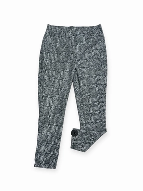 Eco Friendly Luxury Choice Dance Studio Extra Soft Pants Leggings By Dkny In Black & White, Size: L