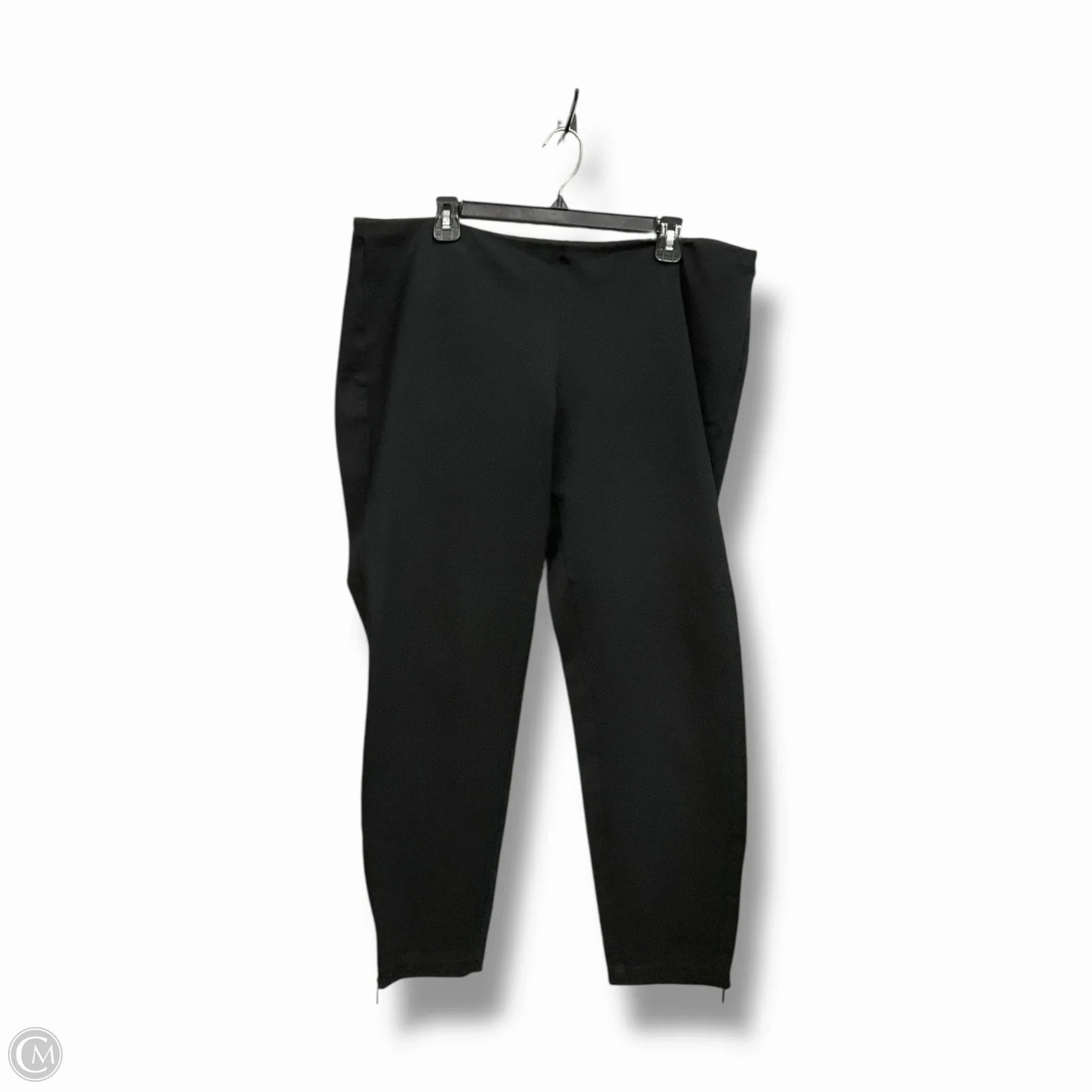 Pants Leggings By Eileen Fisher In Black, Size: 1x Classic Cut For Teens Indoor Exercise