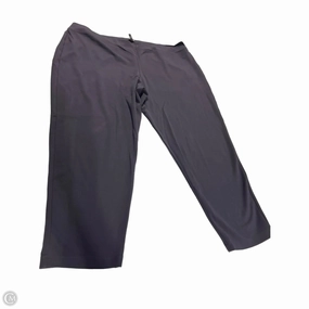 Flexible Comfort Wear Smart Design Pants Leggings By Eileen Fisher In Purple, Size: 3x