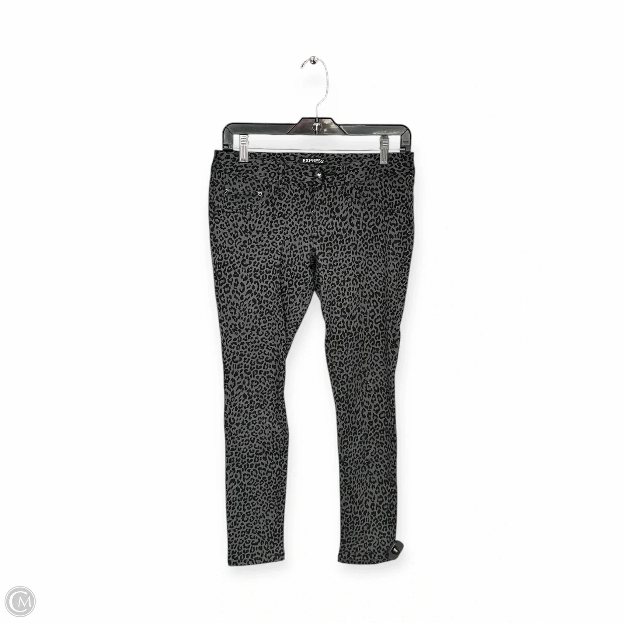Pants Leggings By Express In Animal Print, Size: S Effortless Wear Fit Supportive Design Fit