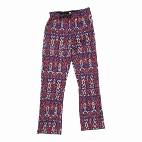 Active Lifestyle Outdoor Running Flexible Style Wear Pants Leggings By Free People In Blue & Red, Size:2