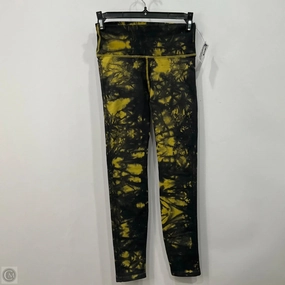 Active Design Pants Leggings By Good American In Black & Gold, Size: 2