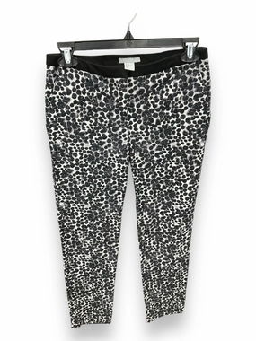 Classic Cut Pants Leggings By H&m In Black & White, Size: 4