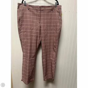 Pants Leggings By Lane Bryant In Plaid Pattern, Size: 22 Stretch Fit For Teens