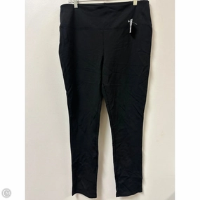Pants Leggings By Liz Claiborne In Black, Size: Xl Stretch Fit Fitness Lover Training Look