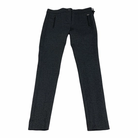 Durable Elastic Flexible Waistline Design Pants Leggings By Loft In Grey, Size: 6