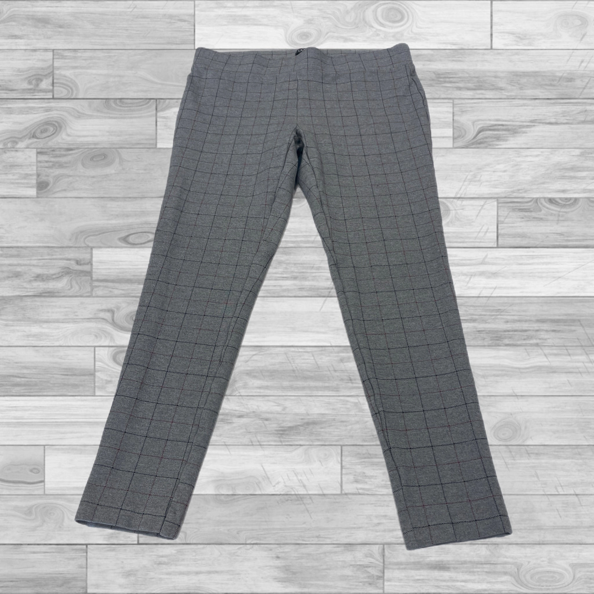 Comfy Design Pants Leggings By Loft In Grey, Size: M