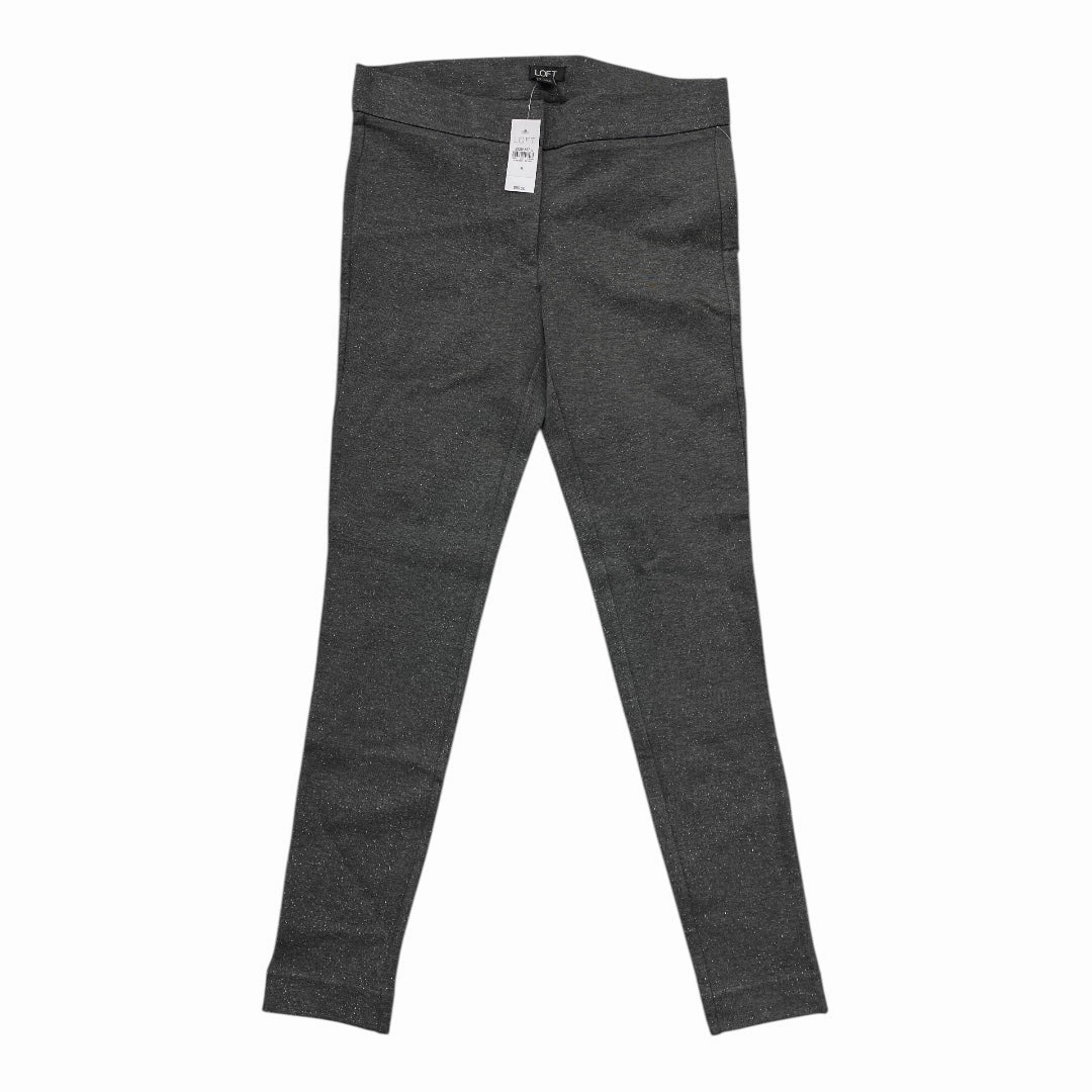 Pants Leggings By Loft In Silver, Size: 8 For Kids Rib Knit