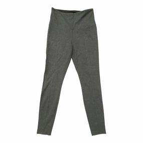 Pants Leggings By Lysse In Grey, Size: M Cozy Touch Grid Pattern