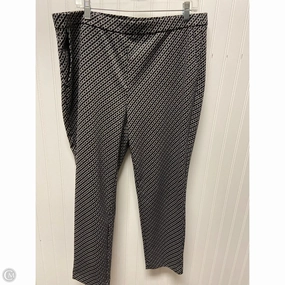 Pants Leggings By Michael By Michael Kors In Black & Silver, Size: Xl Ultra Light Casual Wearer
