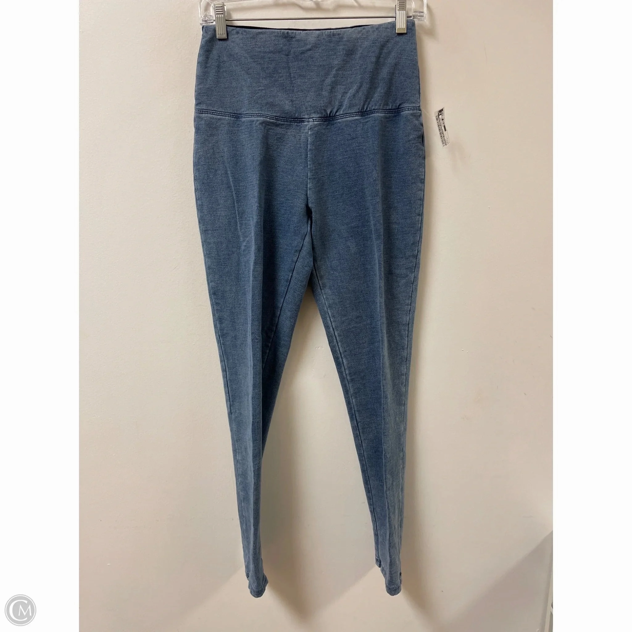 Evening Walk Unisex Style Hiking Trail Loose Fit Pants Leggings By Nicole By Nicole Miller In Blue, Size: S