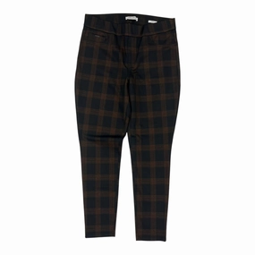 Pants Leggings By Nine West Apparel In Black & Brown, Size:L Travel Ready Feminine Fit
