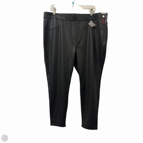 Non Slip Waistband Pants Leggings By No Boundaries In Black, Size: 20