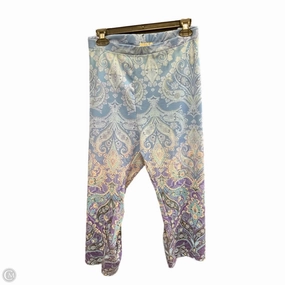 Chic And Comfortable Pants Leggings By One World In Blue & Purple, Size: 2x