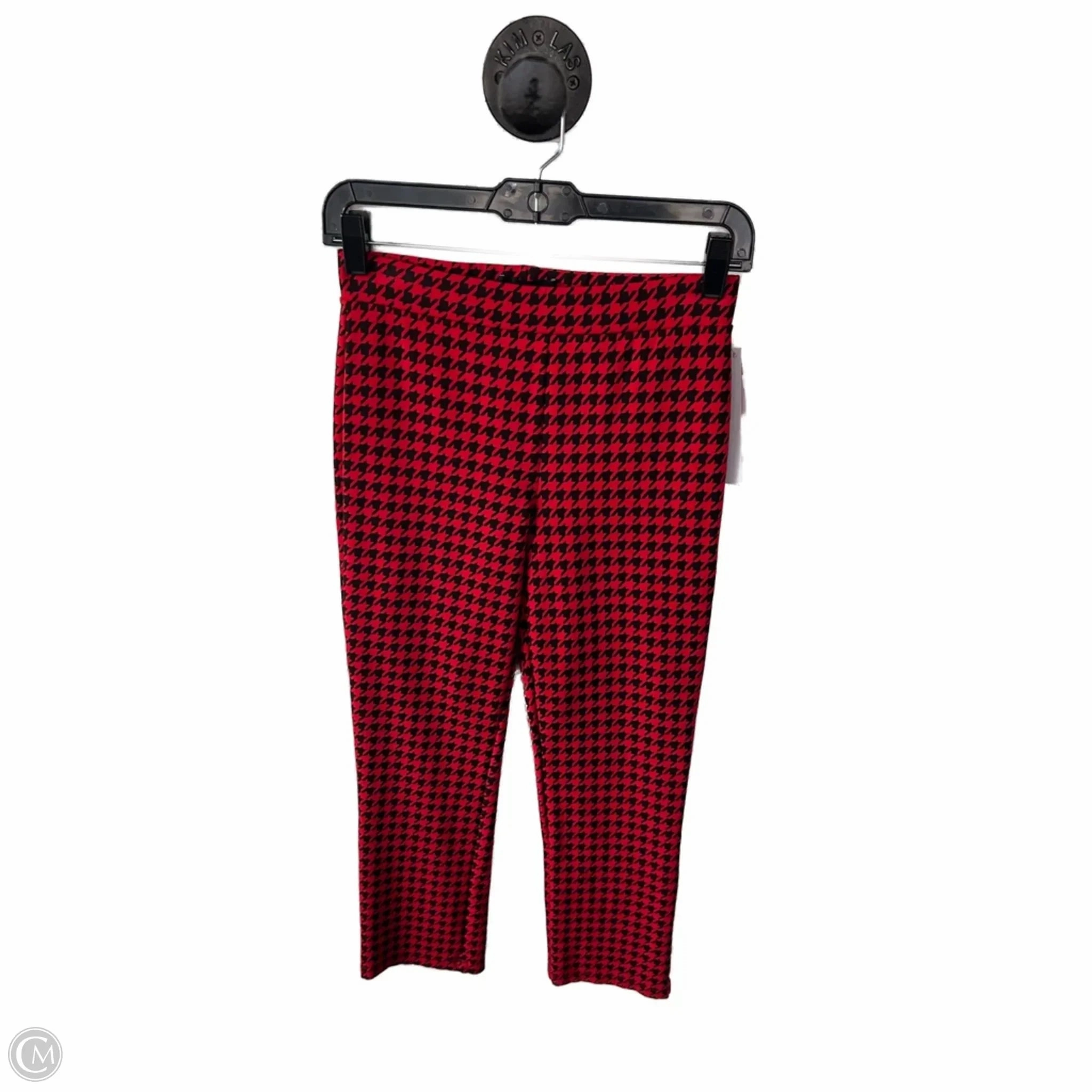 Pants Leggings By Sanctuary In Black & Red, Size: 0 Soft Form Shape Control