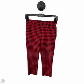 Pants Leggings By Sanctuary In Black & Red, Size: 0 Soft Form Shape Control