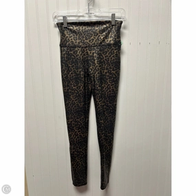 Hot Weather Durable Elastic Pants Leggings By Spanx In Animal Print, Size: M