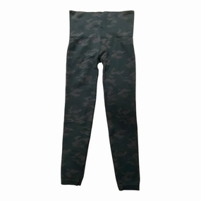 Four Way Stretch Pants Leggings By Spanx In Camouflage Print, Size: L