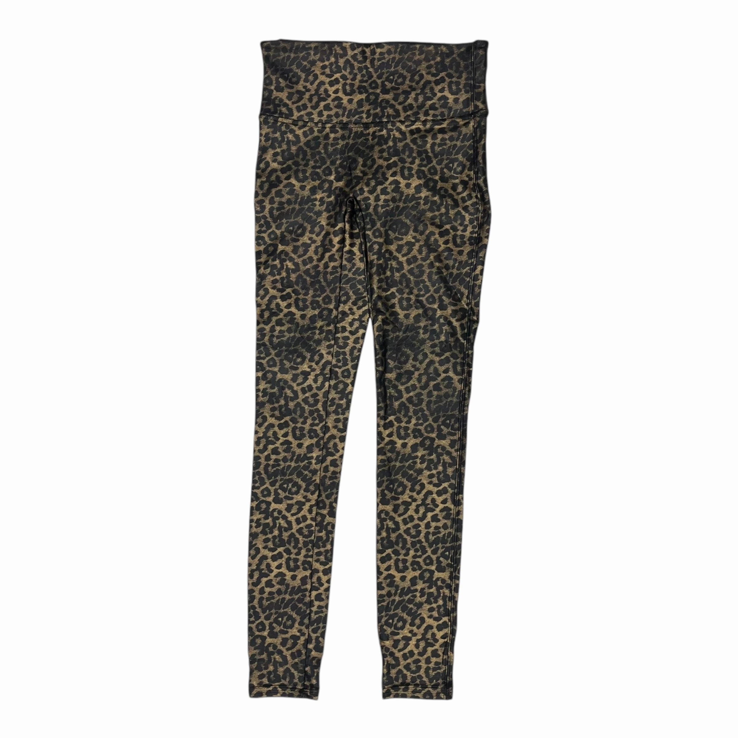 Tummy Control Pants Leggings By Spanx In Leopard Print, Size:M