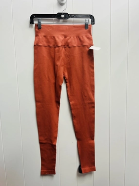 Versatile Design Mobility Enhancing Fit Pants Leggings By Spiritual Gangster In Orange, Size: L