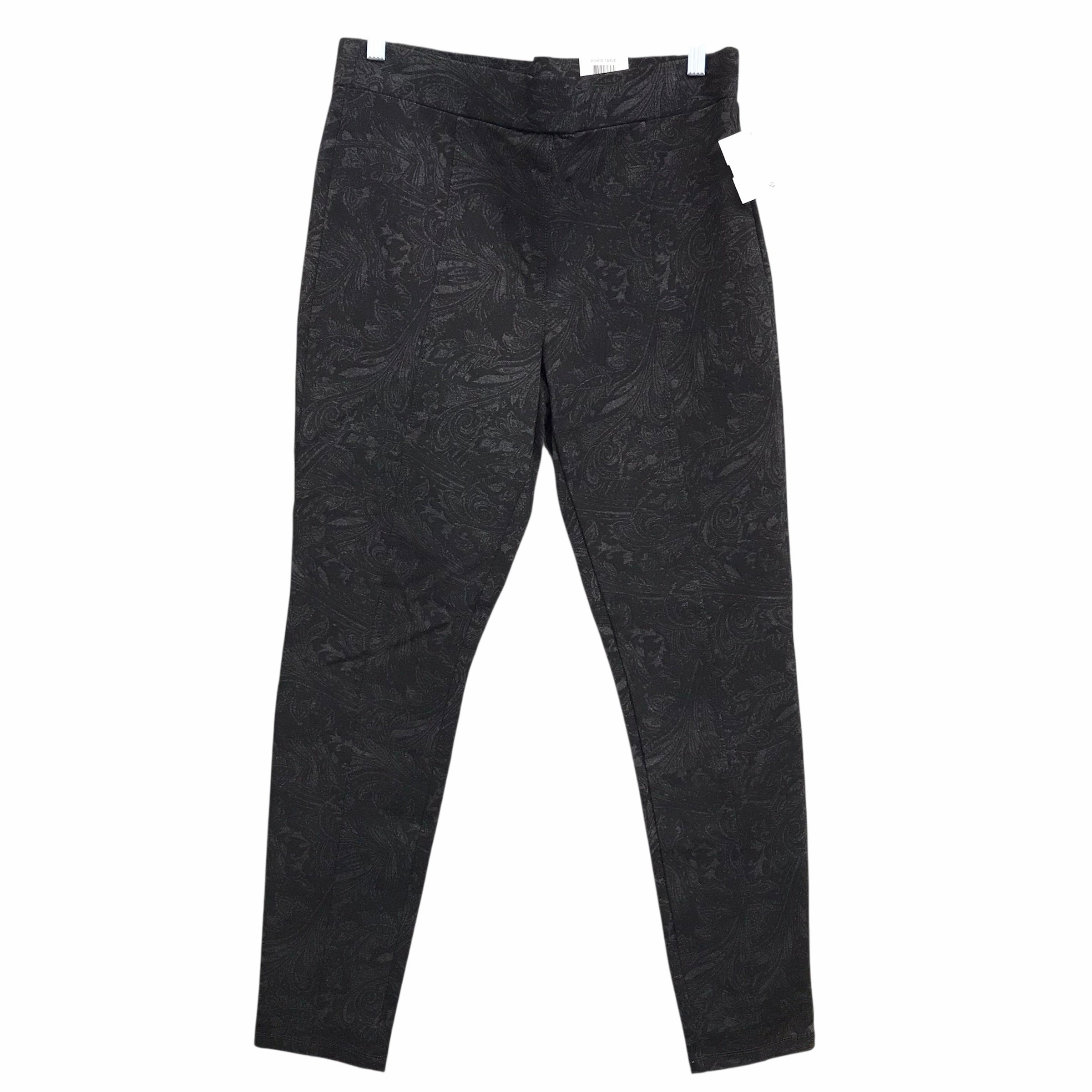 Pants Leggings By Style And Company In Black & Grey, Size:12 Hiking Trail Soft Touch Holiday Outfit Eco Friendly