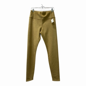 Pants Leggings By Tahari By Arthur Levine In Tan, Size:M Body-Con Fit Reinforced Knees