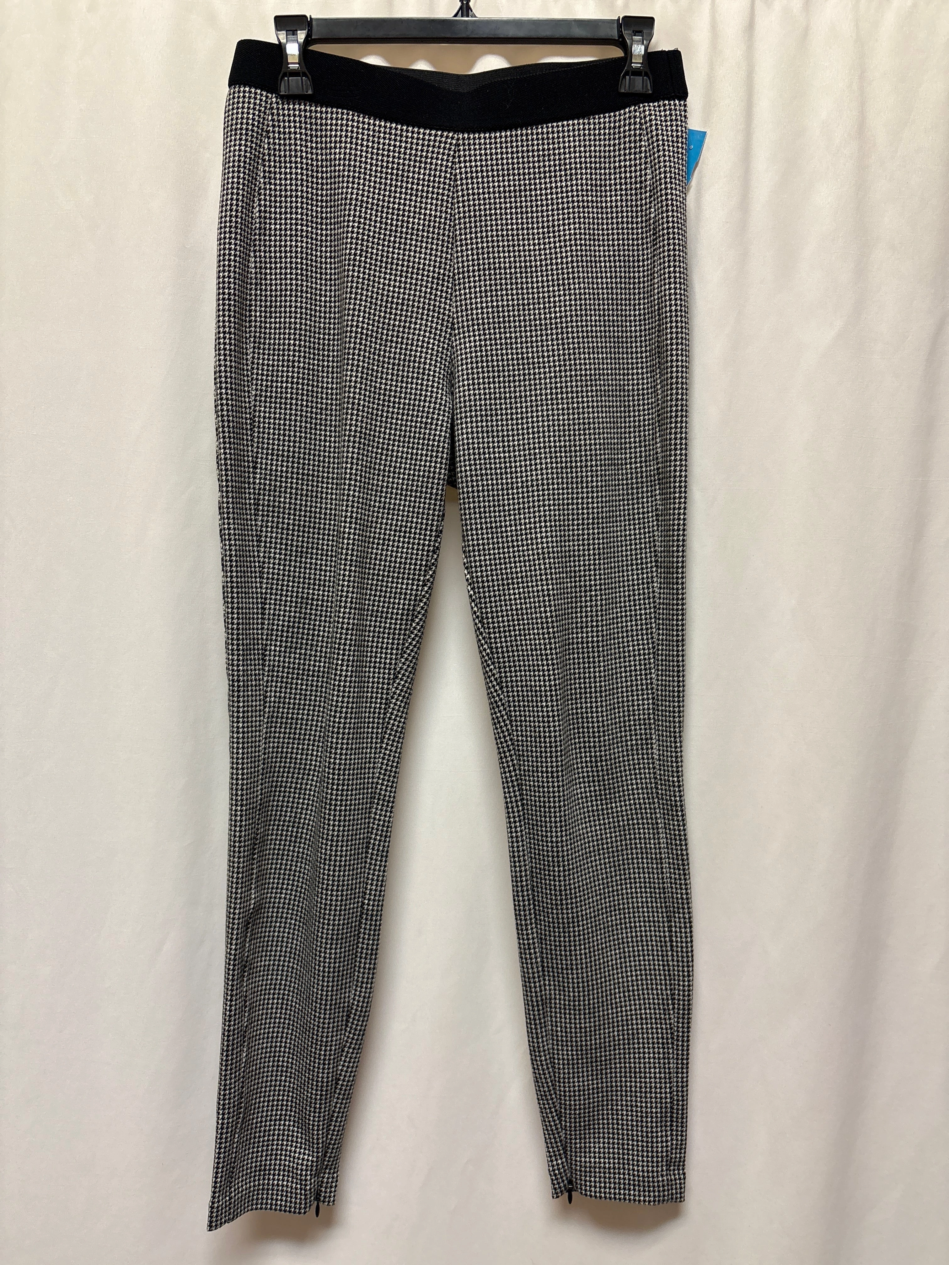 Pants Leggings By Talbots In Black & White, Size: 6 Smart Style Stretchable Fabric