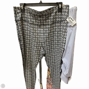 Trend Seeker Ultra Light Pants Leggings By Talbots In Black & White, Size: Xlp