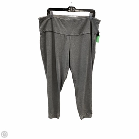 Pants Leggings By Terra & Sky In Grey, Size: 2x Sport Flex