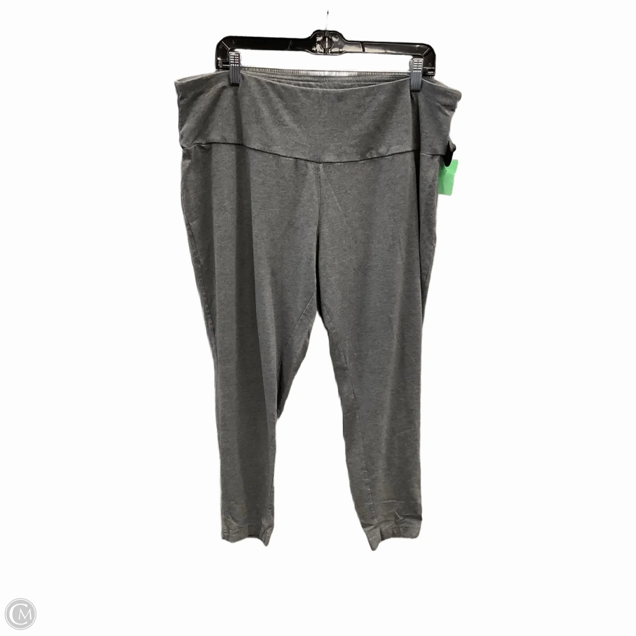 Pants Leggings By Terra & Sky In Grey, Size: 2x Sport Flex