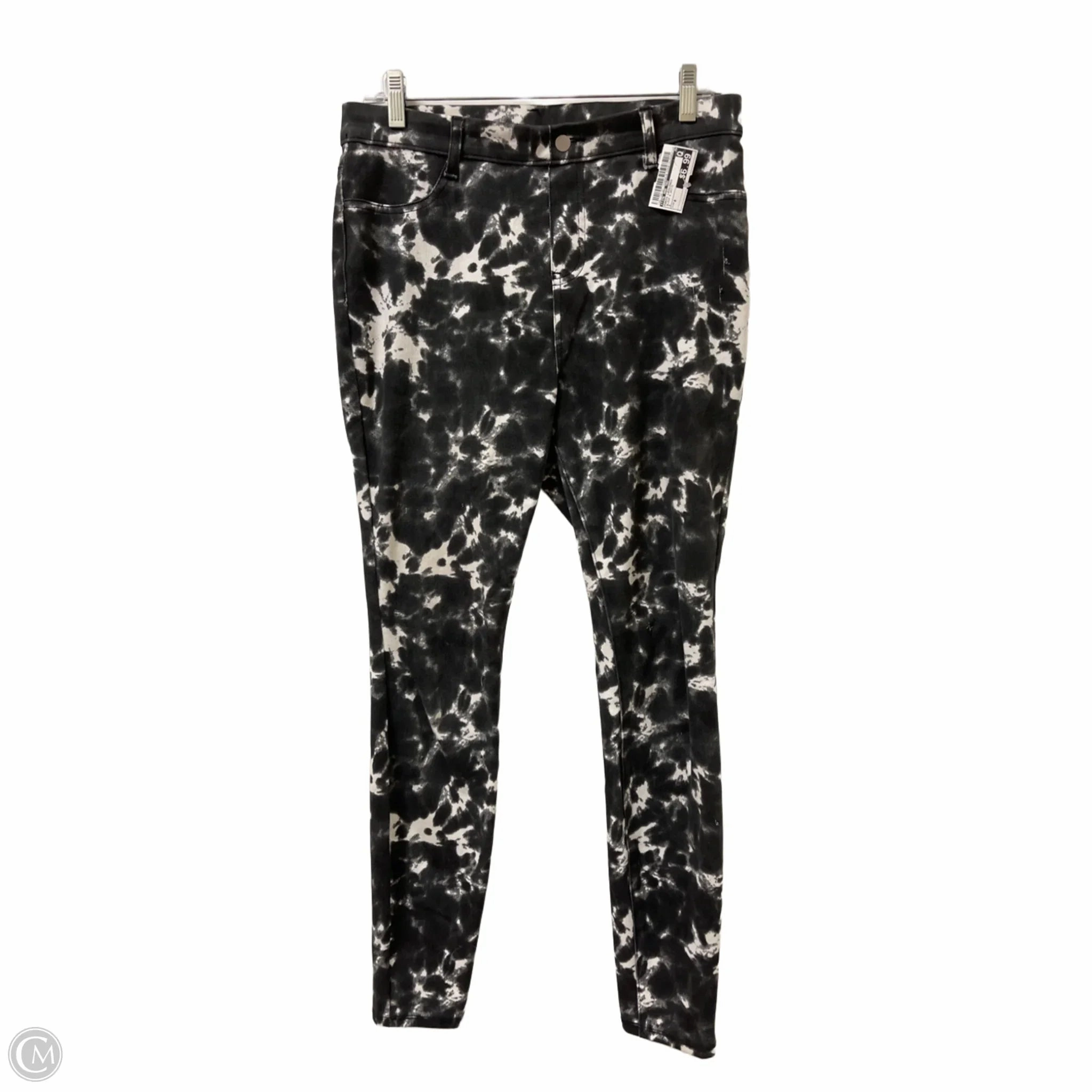 Pants Leggings By Time And Tru In Black & White, Size: 8 Stretch Fit For Teens