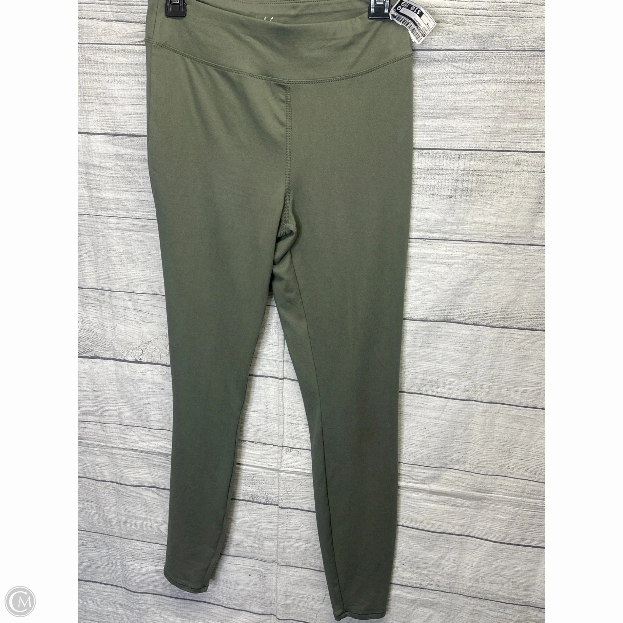 Pants Leggings By Wonderly In Green, Size: M Relaxed Stretch Fit