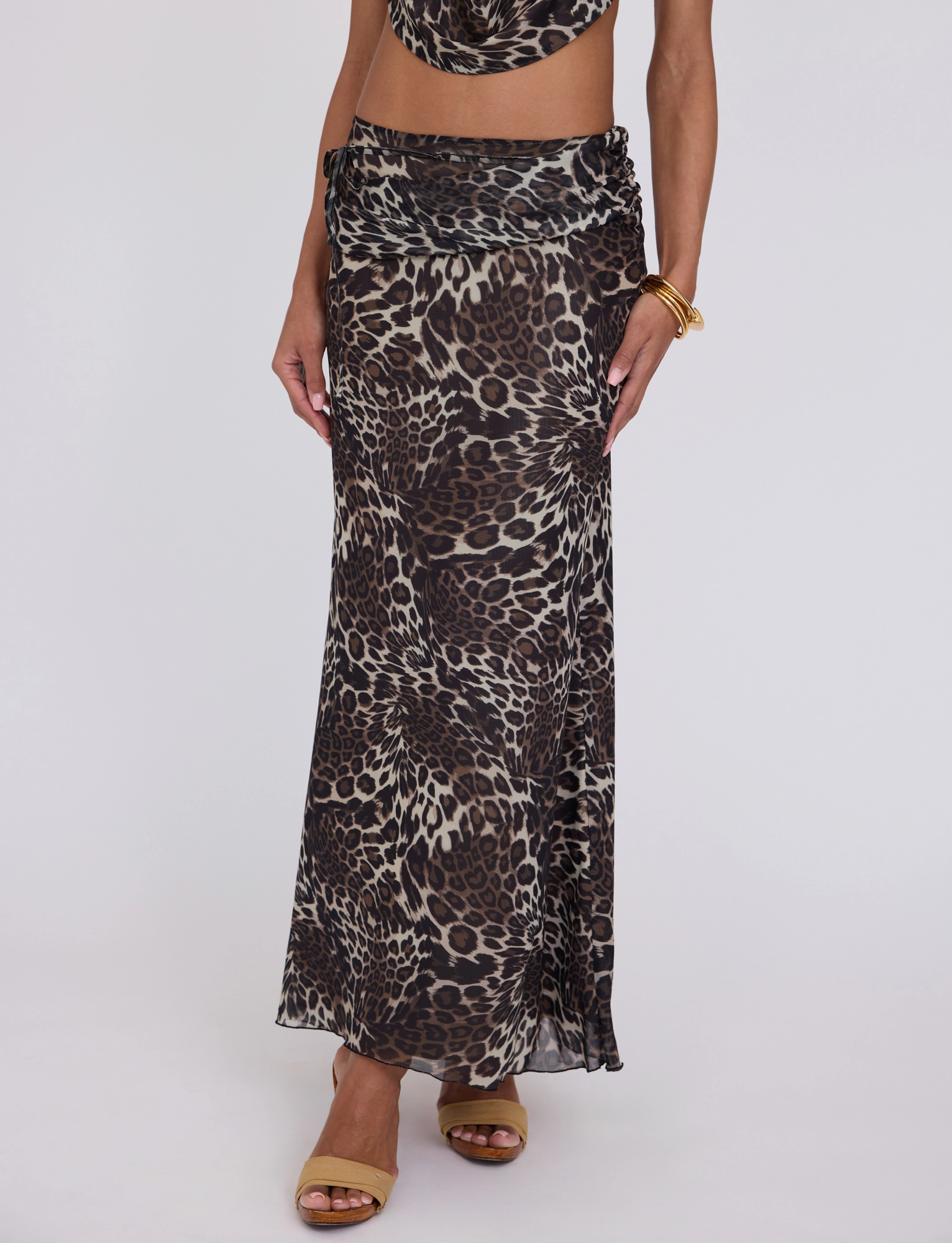 Everyday Use Everyday-Use PEARL MAXI SKIRT - MULTI : LEOPARD