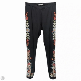 Chill Vibes Neutral Fit Embroidered Leggings By Johnny Was In Multi-colored, Size: Xs