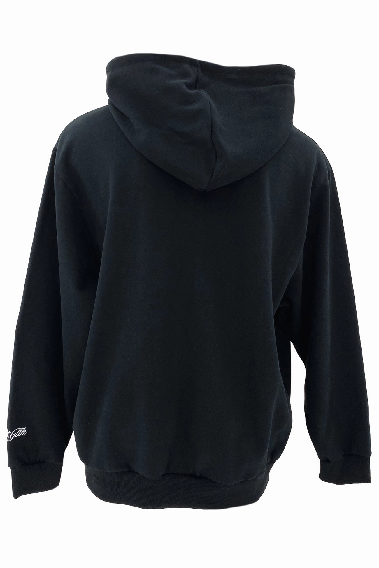 Perforate Hoodie Black Tear Resistant Panels