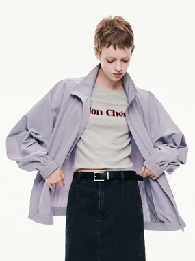 Relaxed Long Sleeves Coat Ventilated Back Weatherproof Barrier
