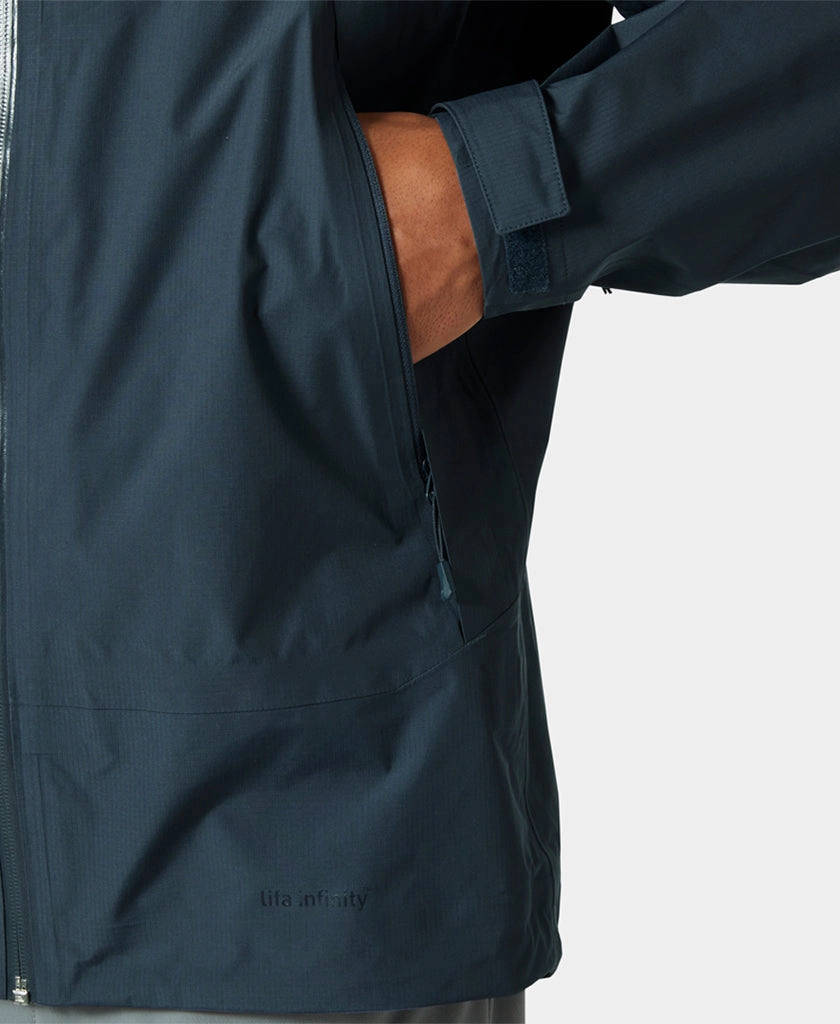 VERGLAS INFINITY SHELL JKT 2.0, Alpine Frost Heat Sealed Zippers