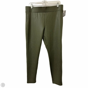 Pants Leggings By Loft In Green, Size: 12p For Kids Stretch Fit Seam Free