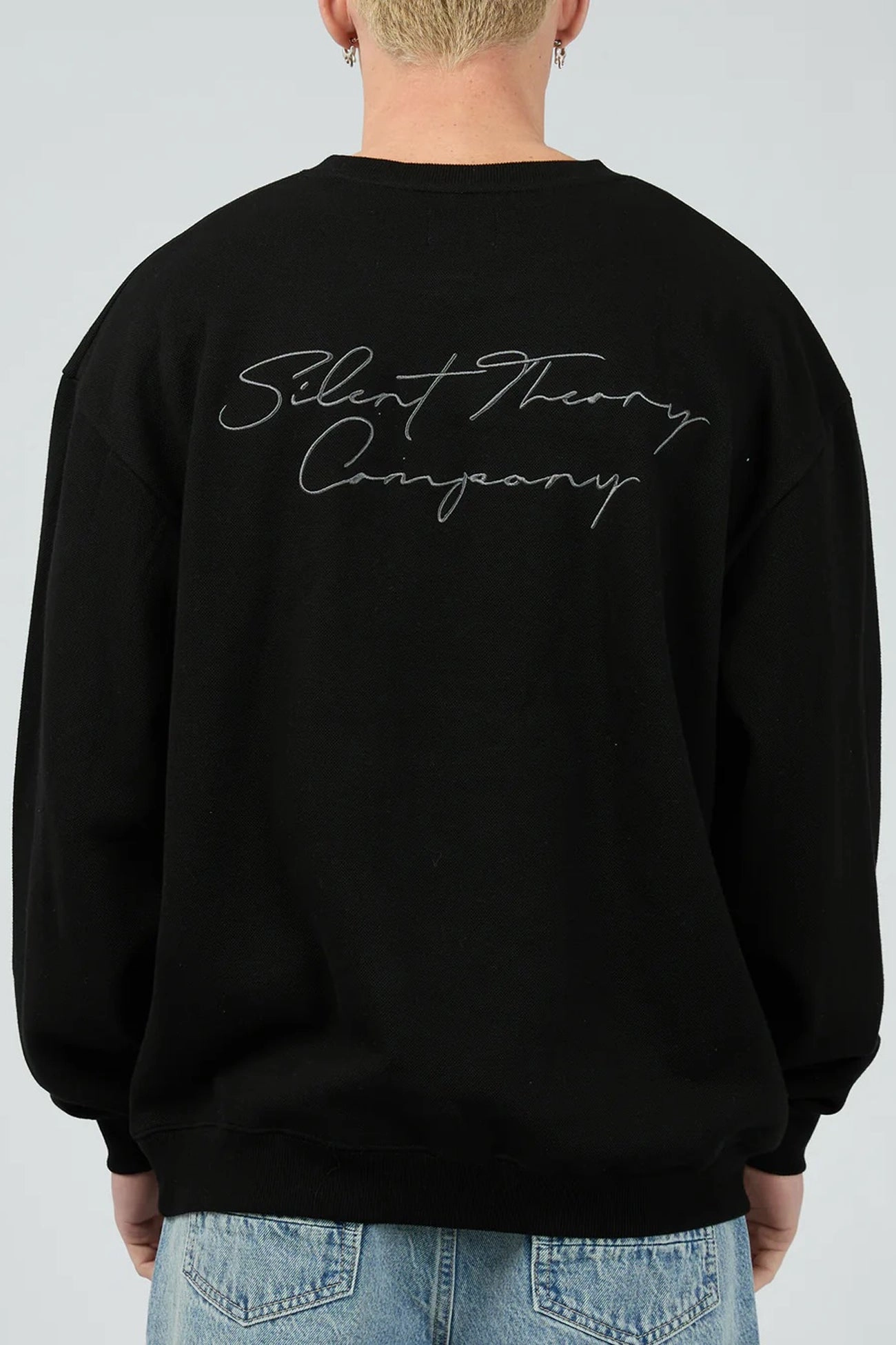 PK Script Crew Black Comfort Stretch Fabric