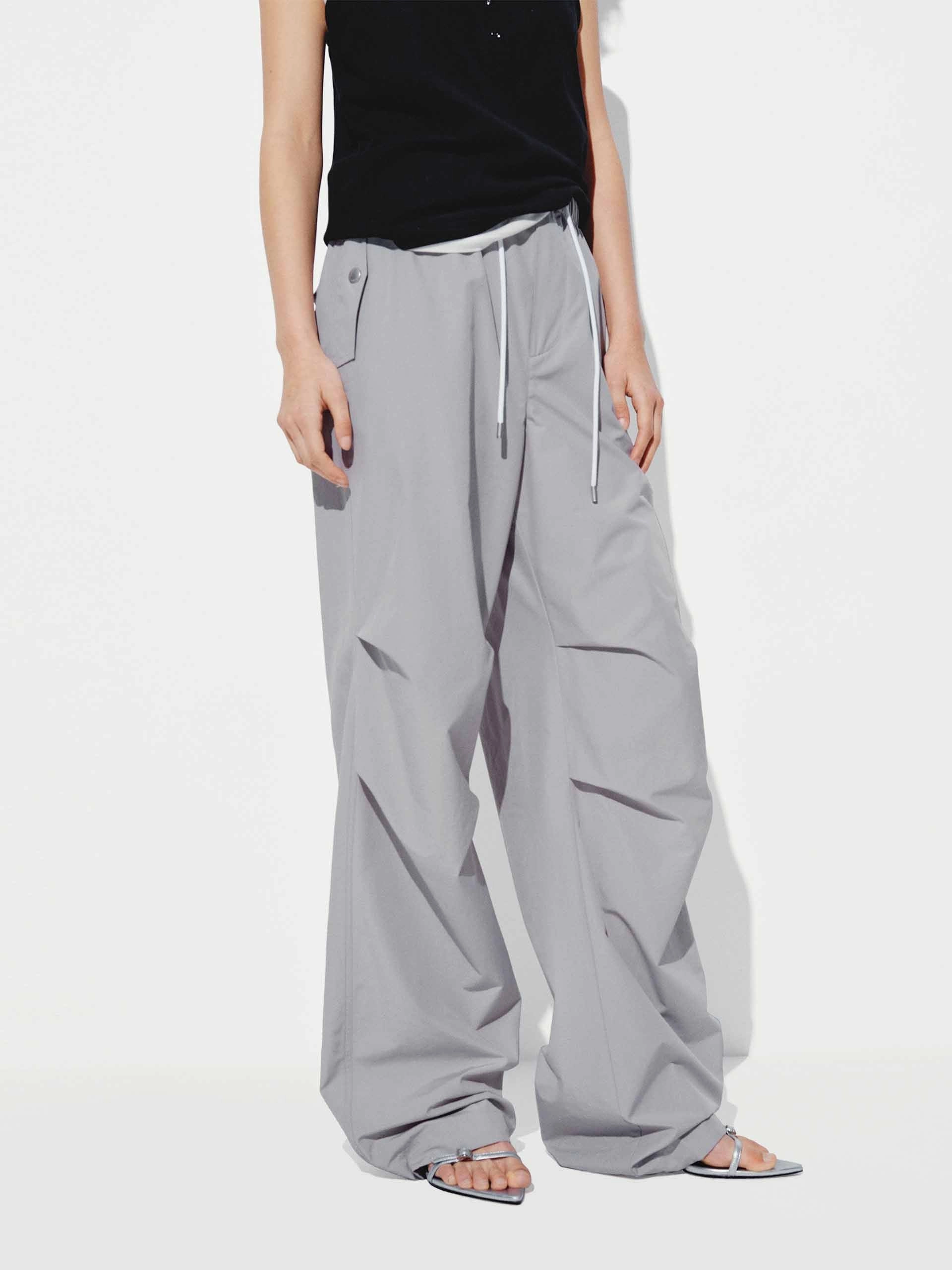 SecureClosureSystem Pleated Drawstring Trousers