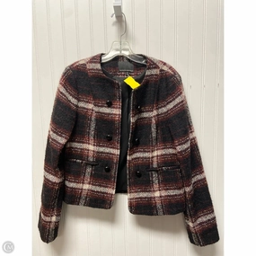 Coat Other By Banana Republic In Plaid Pattern, Size: M ErgonomicFit