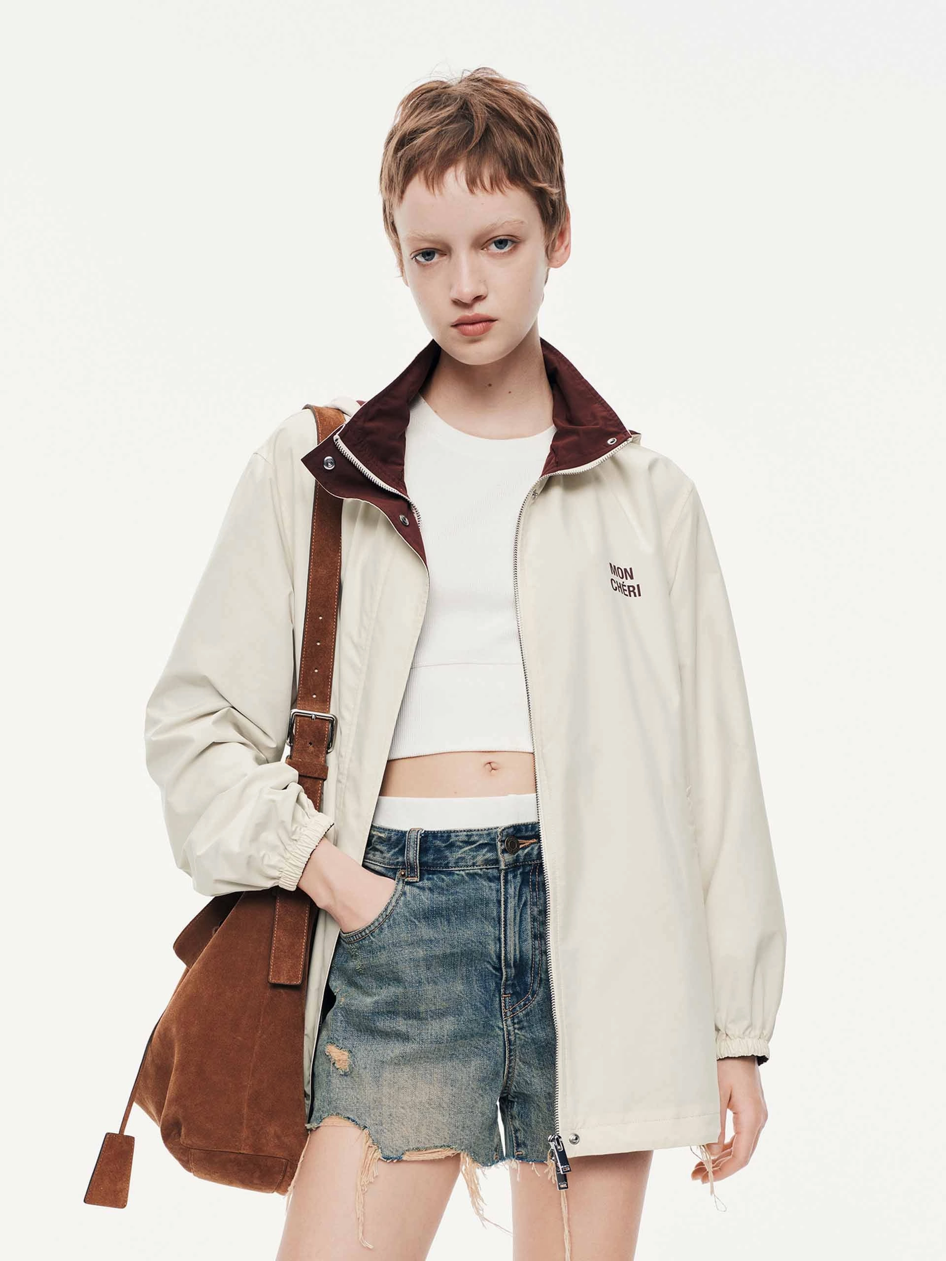 Classic Urban Wear Hooded Zipper Coat